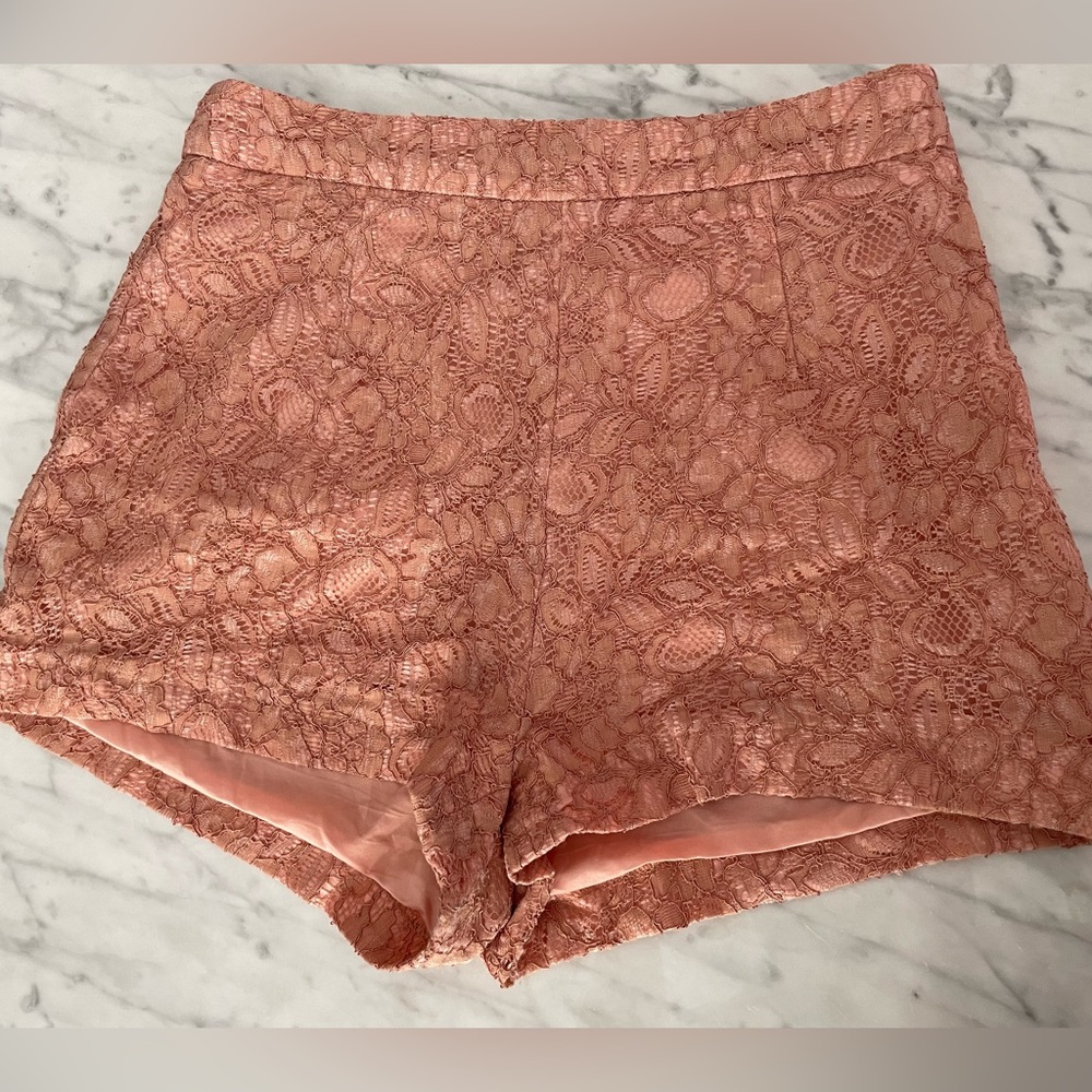 Boutique XXI High Waist Lace Shorts